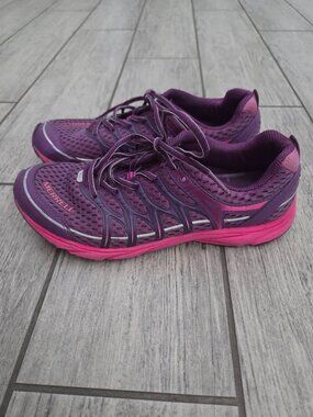 Merrell Women's Performance Running Shoes Purple and Pink Size 8